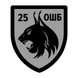 Шеврон 25-го окремого штурмового батальйону на липучці ШБ0464 фото 1
