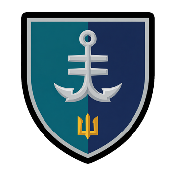 Шеврон 35-ї окремої бригади морської піхоти імені контрадмірала Михайла Остроградського на липучці ШБ0179 фото